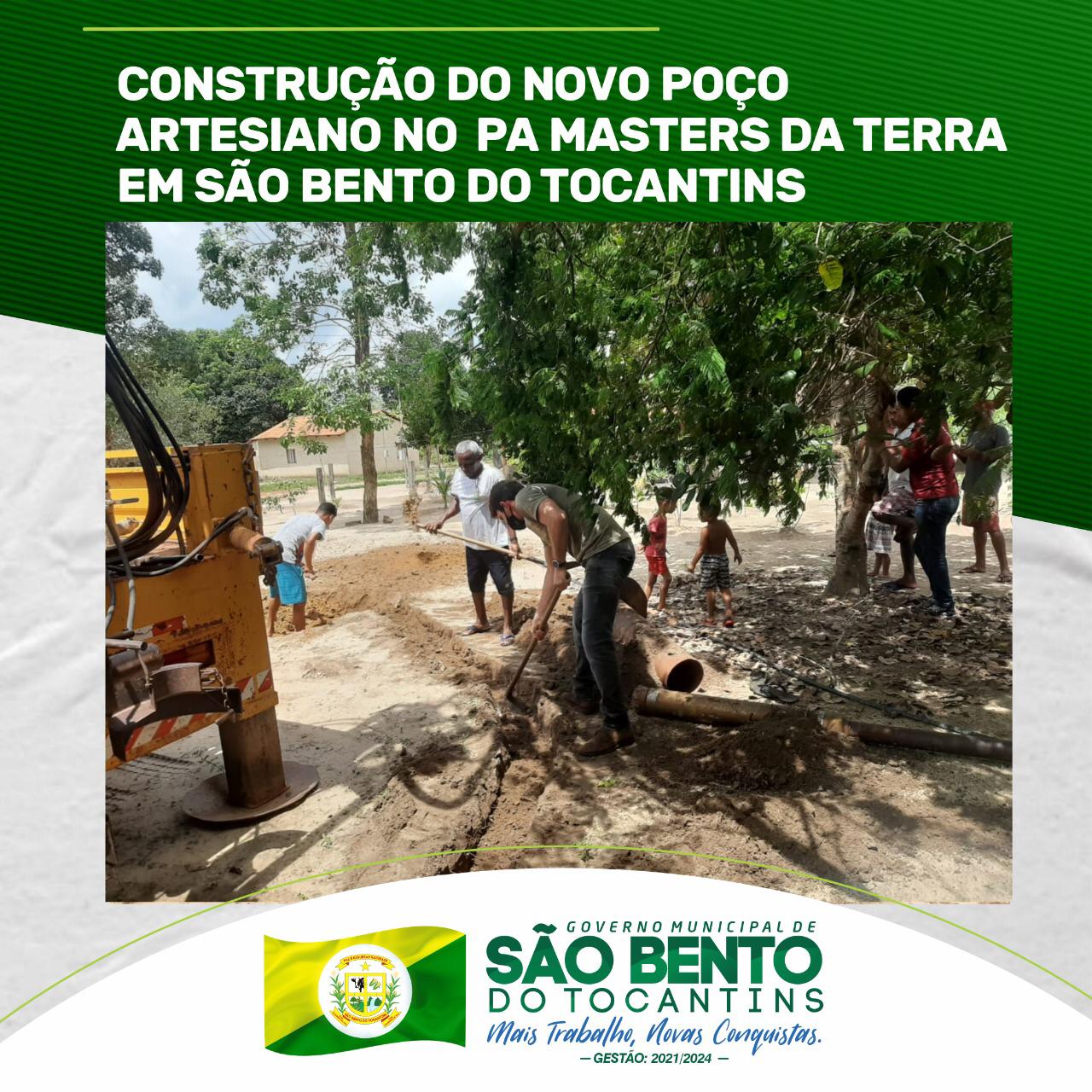 Prefeitura  refaz o sistema de distribuição de água do PA Masters da Terra