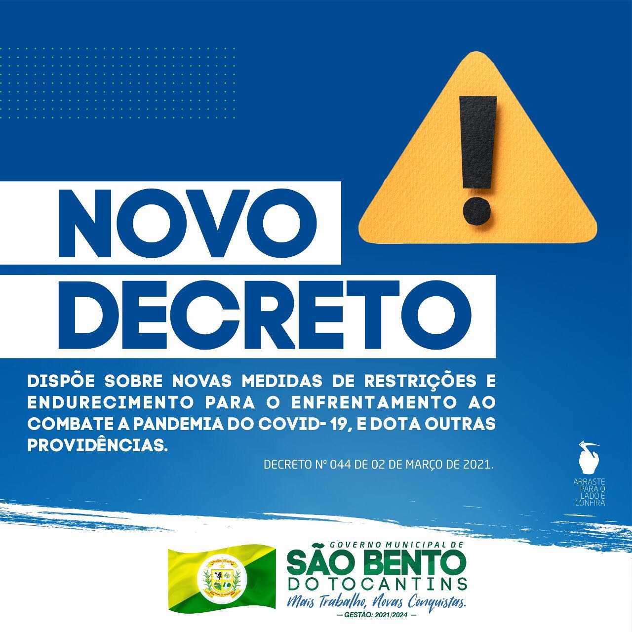 Prefeitura edita novas medidas pra conter o COVID-19