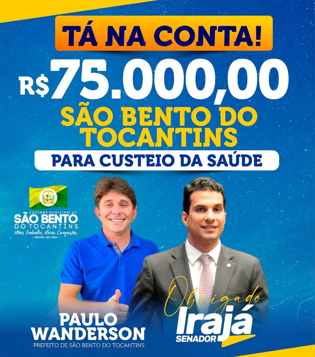 Mais Recursos para Custeio da Saúde
