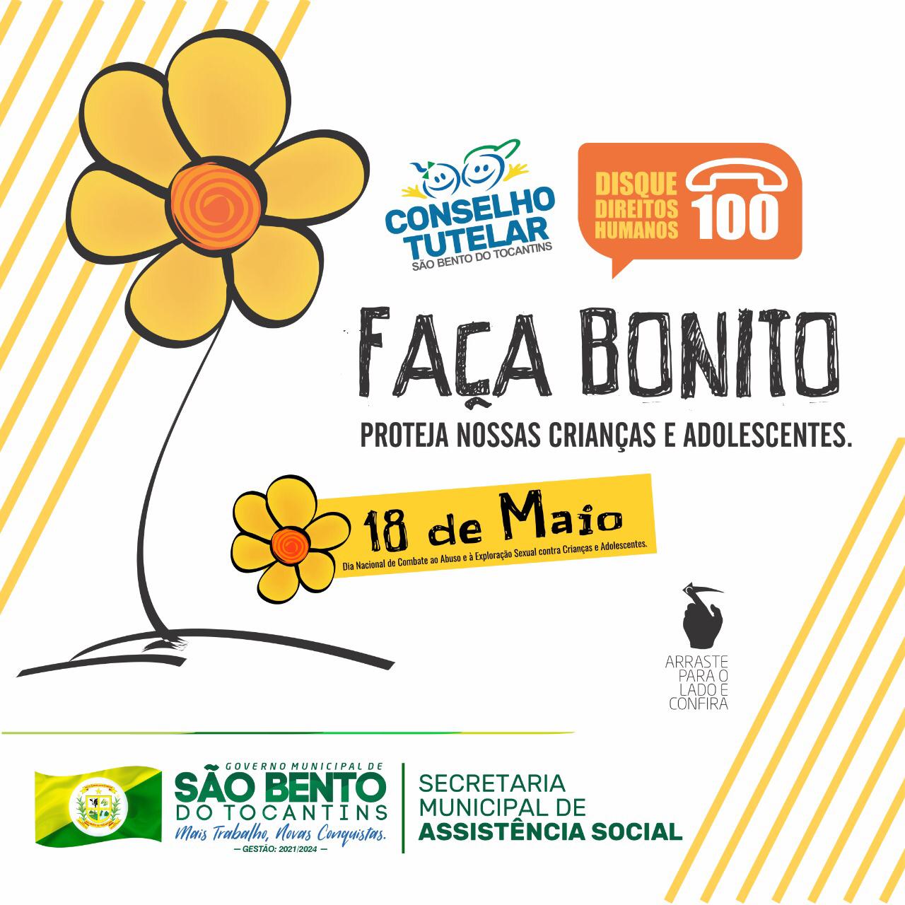 Movimento de conscientização e combate à exploração sexual de crianças  e adolescentes