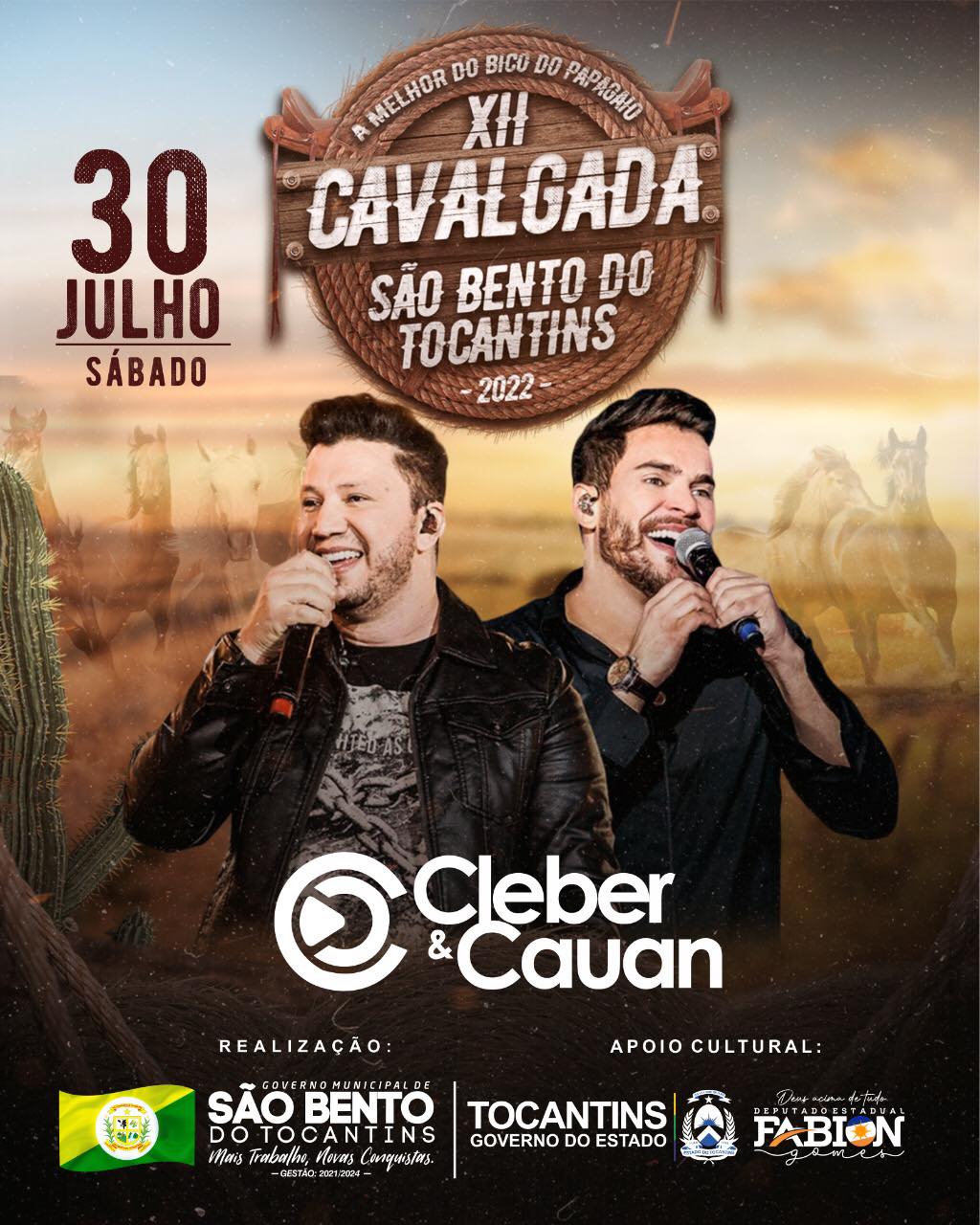 XII Cavalgada de São Bento do Tocantins com Cleber & Cauan