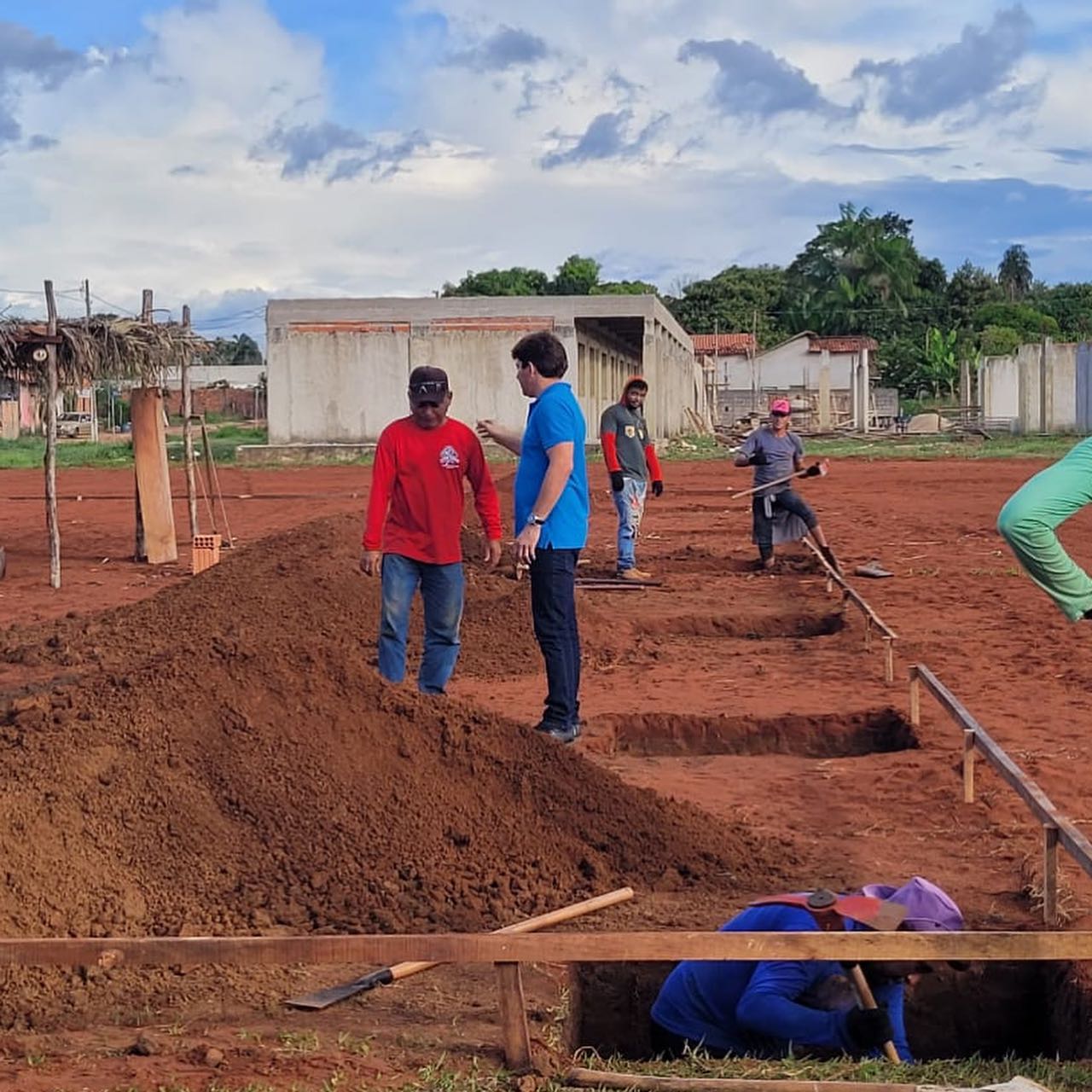 Obras da construção do Ginásio Municipal são iniciadas