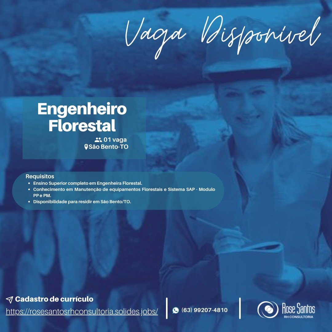 Empresa SINOBRAS FLORESTAL tem vagas de emprego para São Bento. Confira!