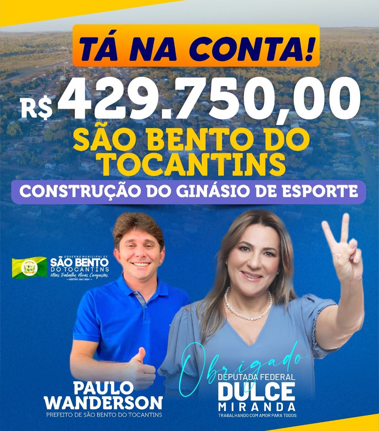 Recurso para Construção do Ginásio de Esportes
